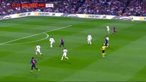 巴萨4-0血洗皇马，MSN无梅西伯纳乌碾压BBC