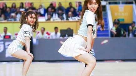 绝美篮球宝贝神似林志玲，引爆赛场瞬间