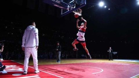 飞越极限，加冕新王：大学生张健豪闪耀全明星扣篮大赛