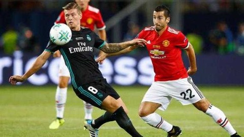 欧超杯-皇马2-1力克曼联夺冠，中场统治力碾压穆氏红魔