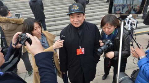 姜昆两会行：头顶冠军荣耀，心怀国学未来