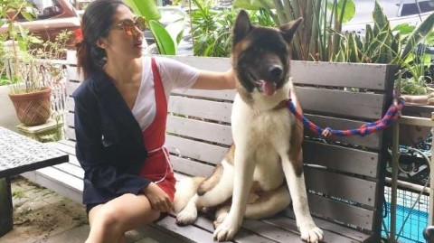 王仕鹏娇妻李跑近照曝光，与爱犬亲昵秀长腿，皮裤配骏马又美又飒