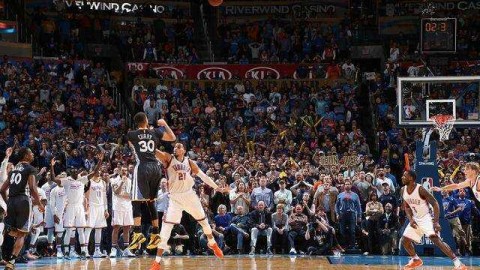 勇士西决抢七1-3大逆转雷霆进总决赛