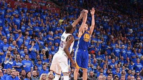 西决G6：雷霆124-94血洗森林狼！13年后再进总决赛