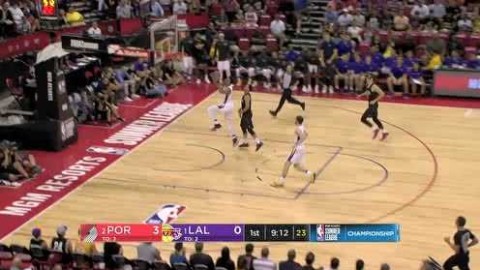 关于 2026 年 NBA 夏季联赛湖人对阵开拓者的搜索结果，暂时未能找到对应的完整比赛资讯与详细赛况。