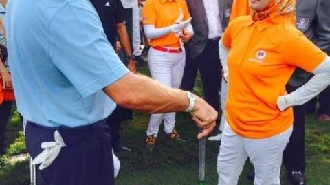 欧亚杯烽火与高球明星的生活剪影