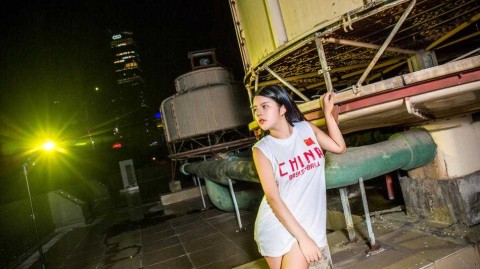 广州篮球宝贝火辣写真助力男篮，赛场下的汗水与魅力绽放