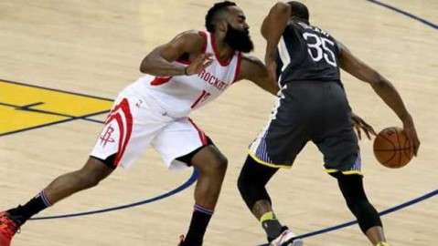 2015西决G5勇士大胜火箭重返总决赛