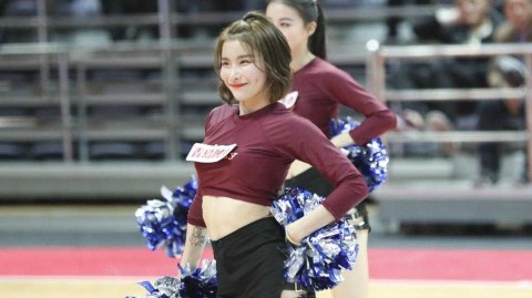 CBA常规赛第十九轮八一险胜福建 篮球宝贝成靓丽风景线