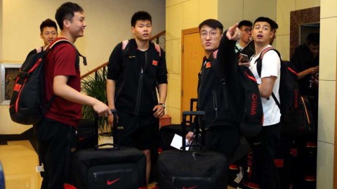 中国男篮兵发海埂 众将为里约奥运积蓄力量