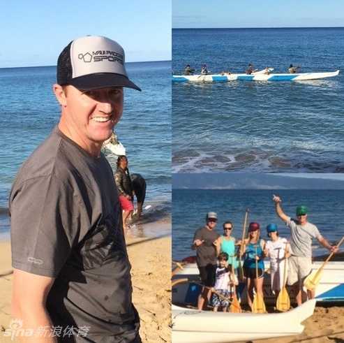 欧亚杯烽火与高球明星的生活剪影 达斯汀·约翰逊与未婚妻宝琳娜在庆祝胜利时深情相拥,家庭的支持是球员最坚强的后盾。