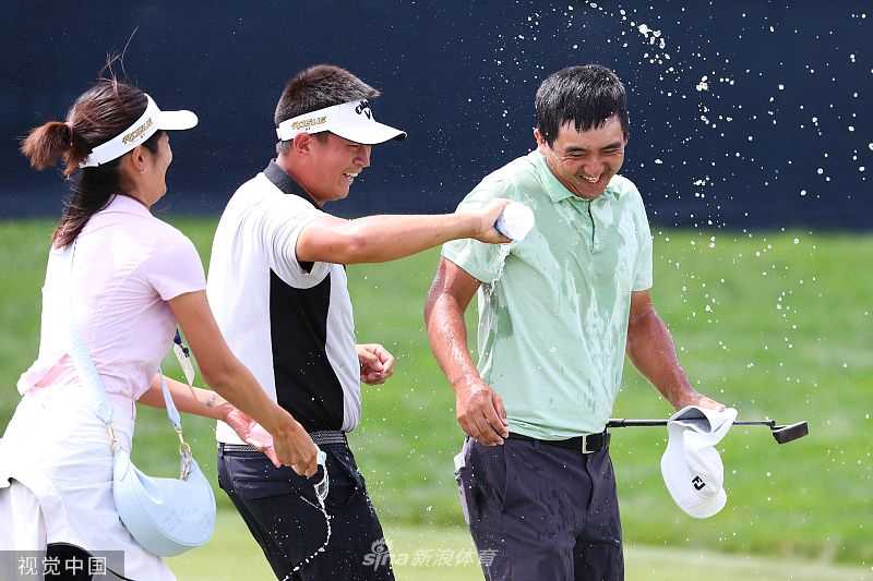 夕阳下的TPC科罗拉多球场美景如画，见证了这场属于中国高尔夫的荣耀之战