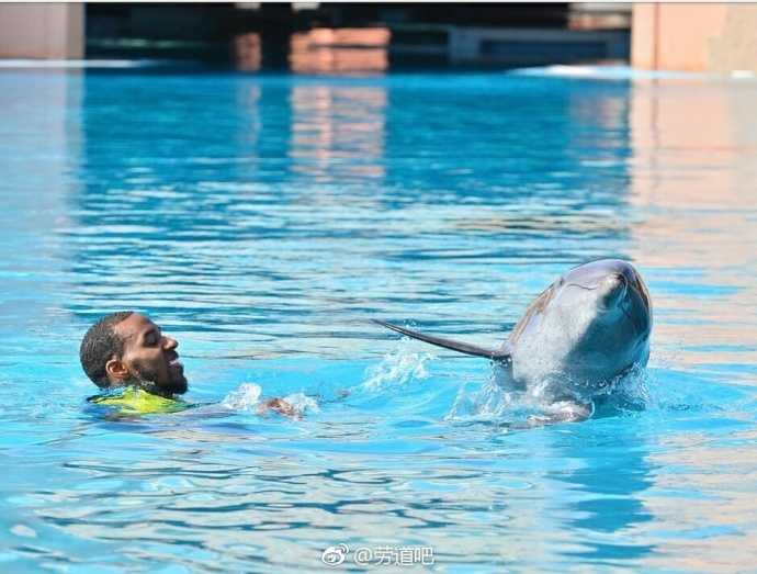 新疆飞虎雄鹰邂逅迪拜海浪:亚当斯与海豚共谱假日乐章 在这个属于他自己的休赛期里,亚当斯选择了最解压的放松方式,他与海豚在水中追逐嬉戏,溅起的水花映照着迪拜的蓝天。