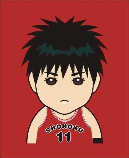 萌化青春记忆:一组超可爱的灌篮高手Q版头像欣赏 三井寿Q版头像,他正在做出标准的投篮手势,眼神专注而坚定,仿佛在说‘我是永不放弃的男人’,Q版造型依然传递出三分射手的强大信念。