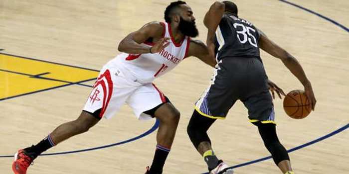 2015西决G5勇士大胜火箭重返总决赛