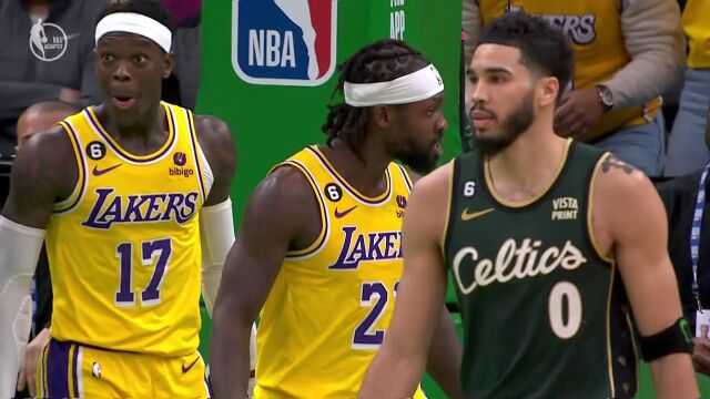 湖人89-111凯尔特人：布朗32分率队双杀，詹姆斯43000分里程悲