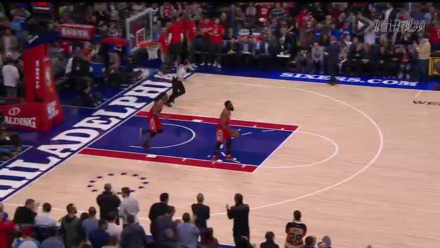 火箭豪取8连胜杜兰特轰29分射穿费城