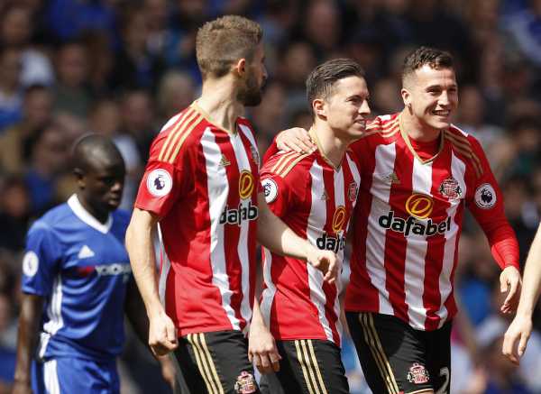 切尔西1-2桑德兰：加纳乔首球难救主，主场遭升班马93分钟绝杀