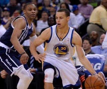 勇士止连败雷霆锁第1，收官日悲喜两重天