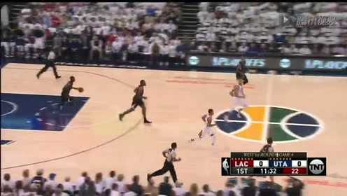 哈登三双助快船大胜送爵士11连败