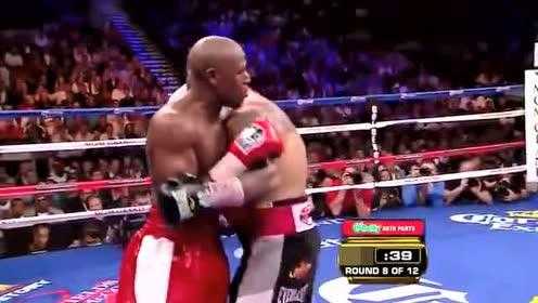 央视直播经典重现：梅威瑟血战库托，罕见激战12回合