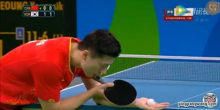 奥运男单18决赛马龙4比2逆转郑荣植晋级八强