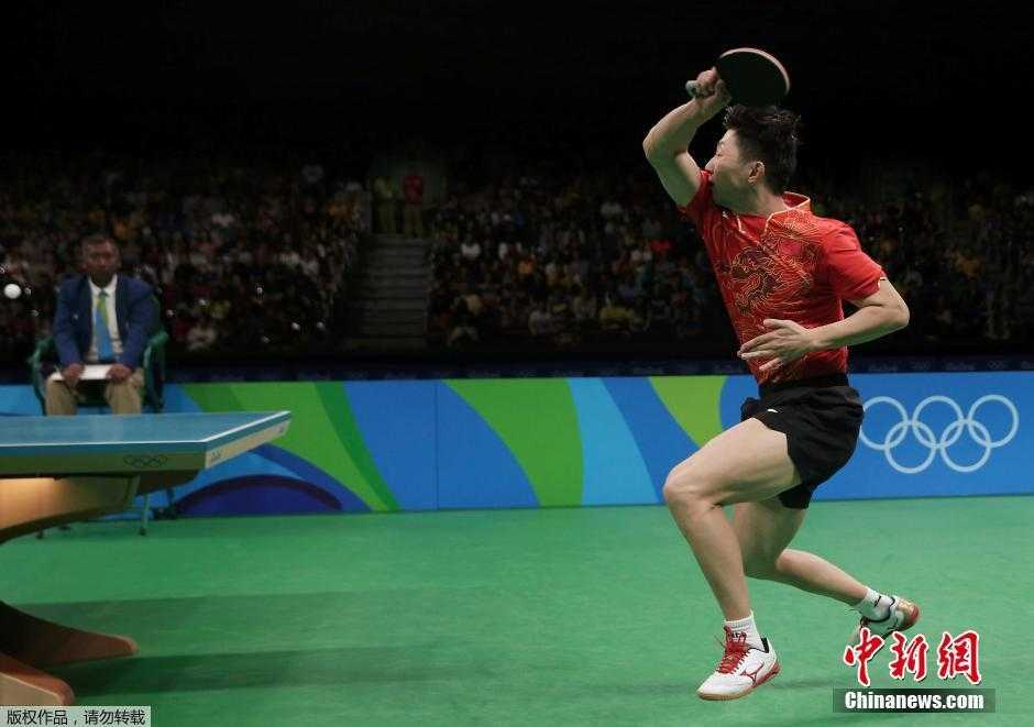 马龙4-0横扫张继科，里约奥运登顶成就大满贯