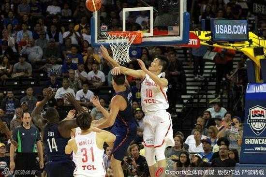 梦八vs中国奥运男篮战报：姚明两双难阻31分失利创最小分差