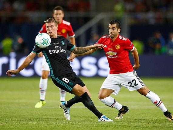 欧超杯-皇马2-1力克曼联夺冠，中场统治力碾压穆氏红魔