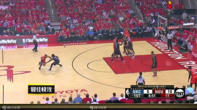 雷霆主场击溃火箭夺季后赛开门红，亚历山大30+三双统治攻防